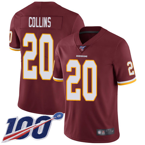 Washington Redskins Limited Burgundy Red Men Landon Collins Home Jersey NFL Football 20 100th